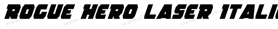 Rogue Hero Laser Italic字体转换